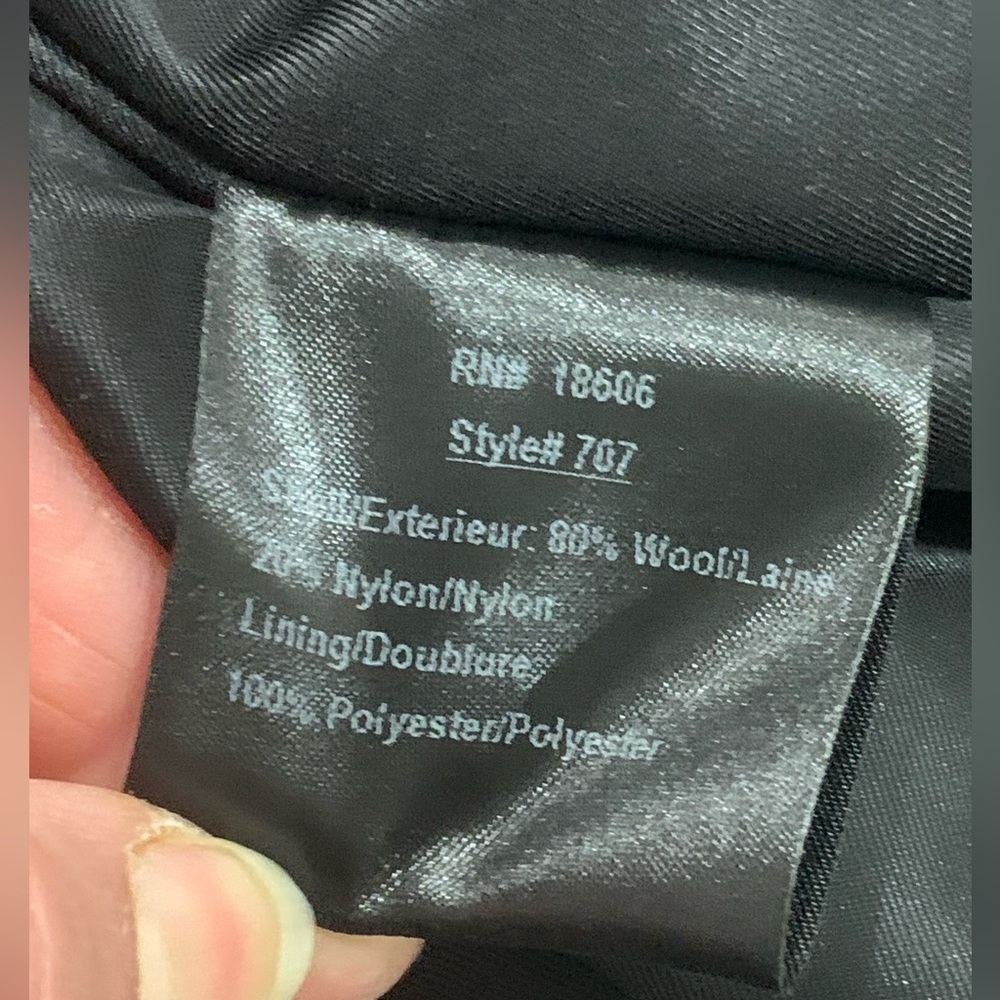 Scott Men's Elegant Black Peacoat - Picture 10 of 11